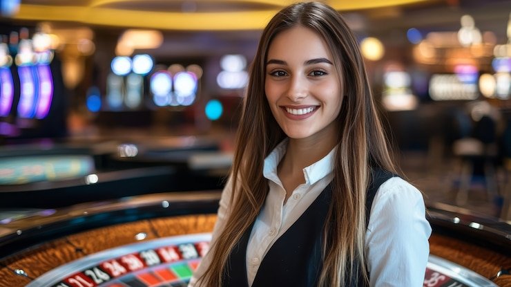 Tim dukungan kurmatoto dan antarmuka platform dengan dealer live blackjack